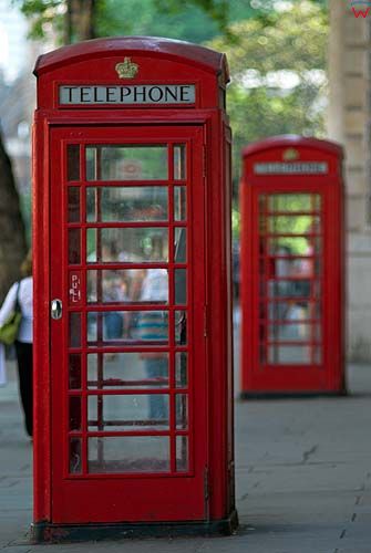 Londyńskie budki telefoniczne 
